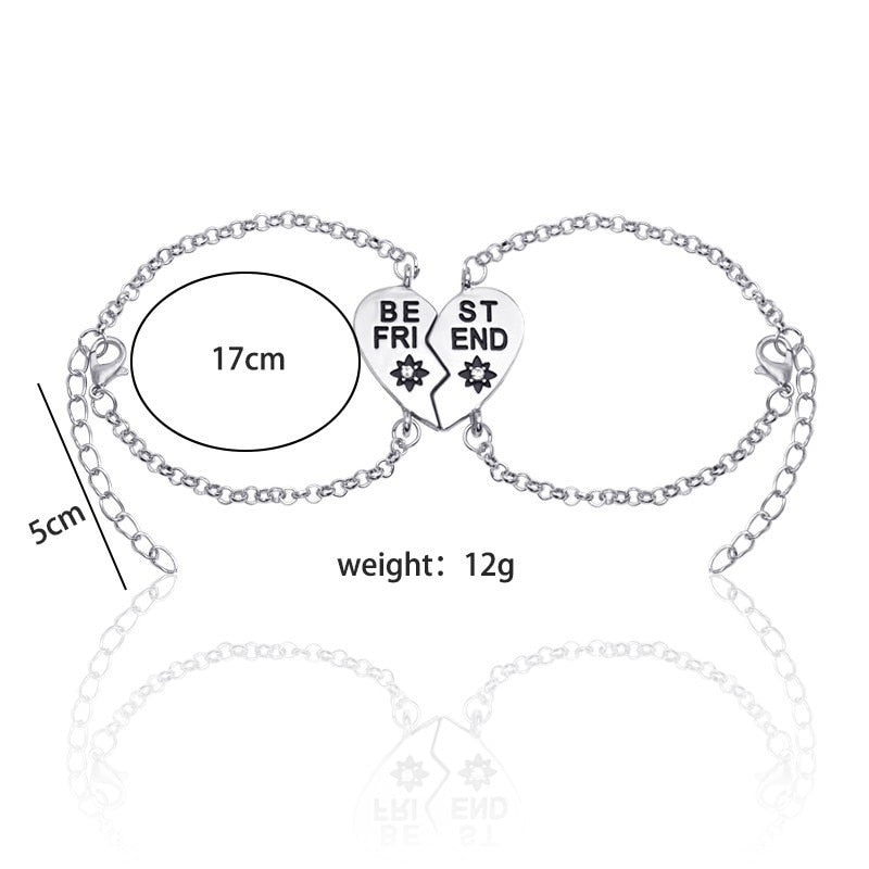 English Letters Best   Jewelry Good  Bracelet Women
