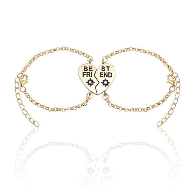 English Letters Best   Jewelry Good  Bracelet Women