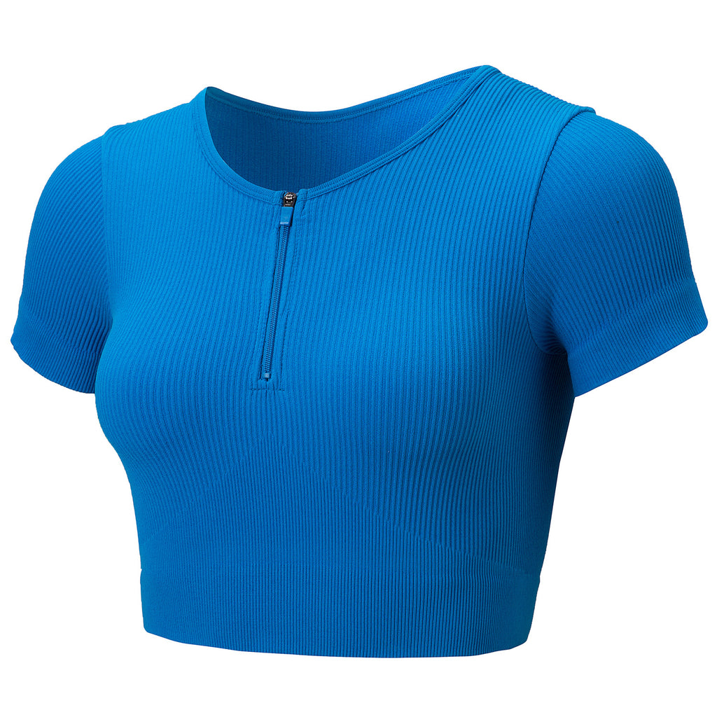 Seamless Sports Yoga Vest Short-sleeved Shorts Gym Suit