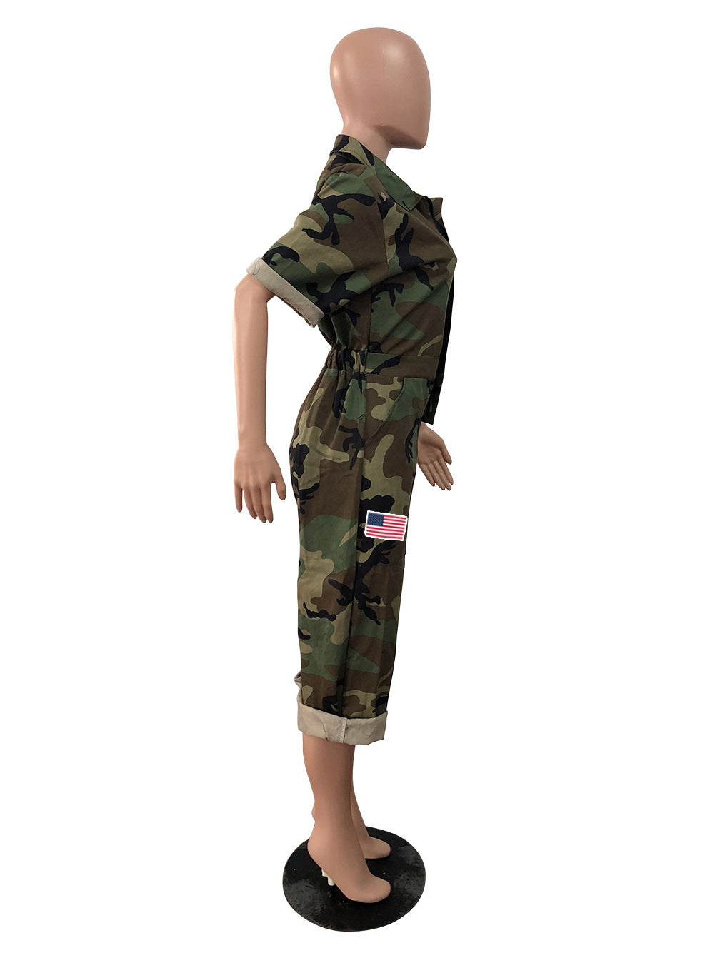 Women's European And American Sexy Camouflage Jumpsuit
