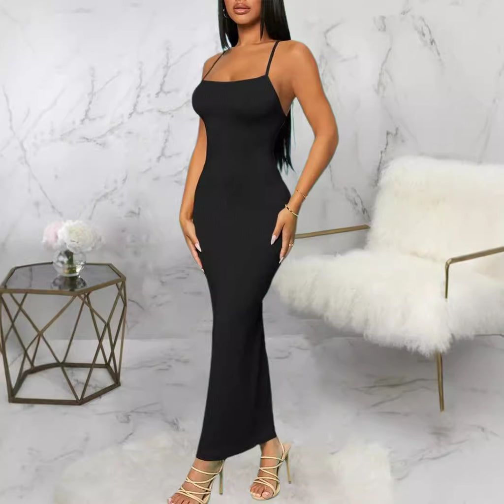 Sexy Strapless Bustier Bodycon Long Dress For Women