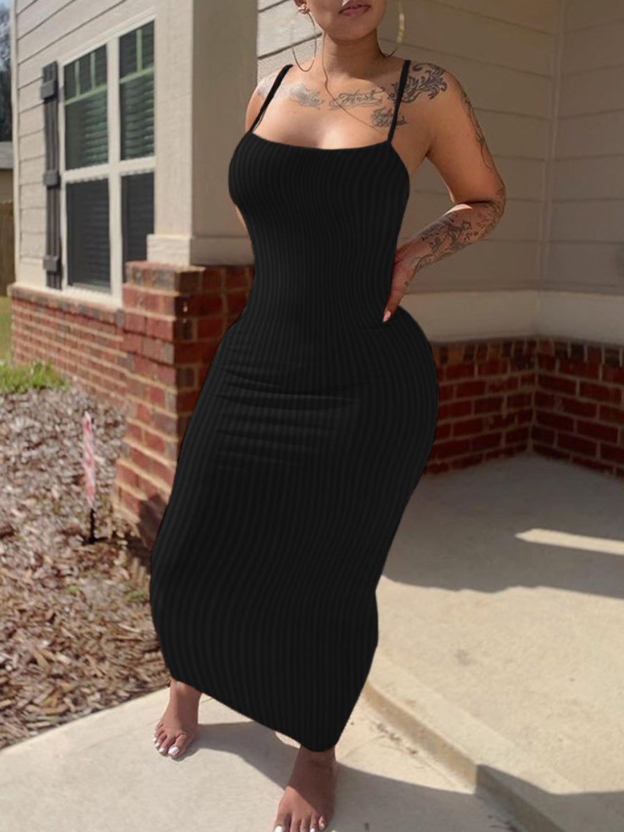 Sexy Strapless Bustier Bodycon Long Dress For Women