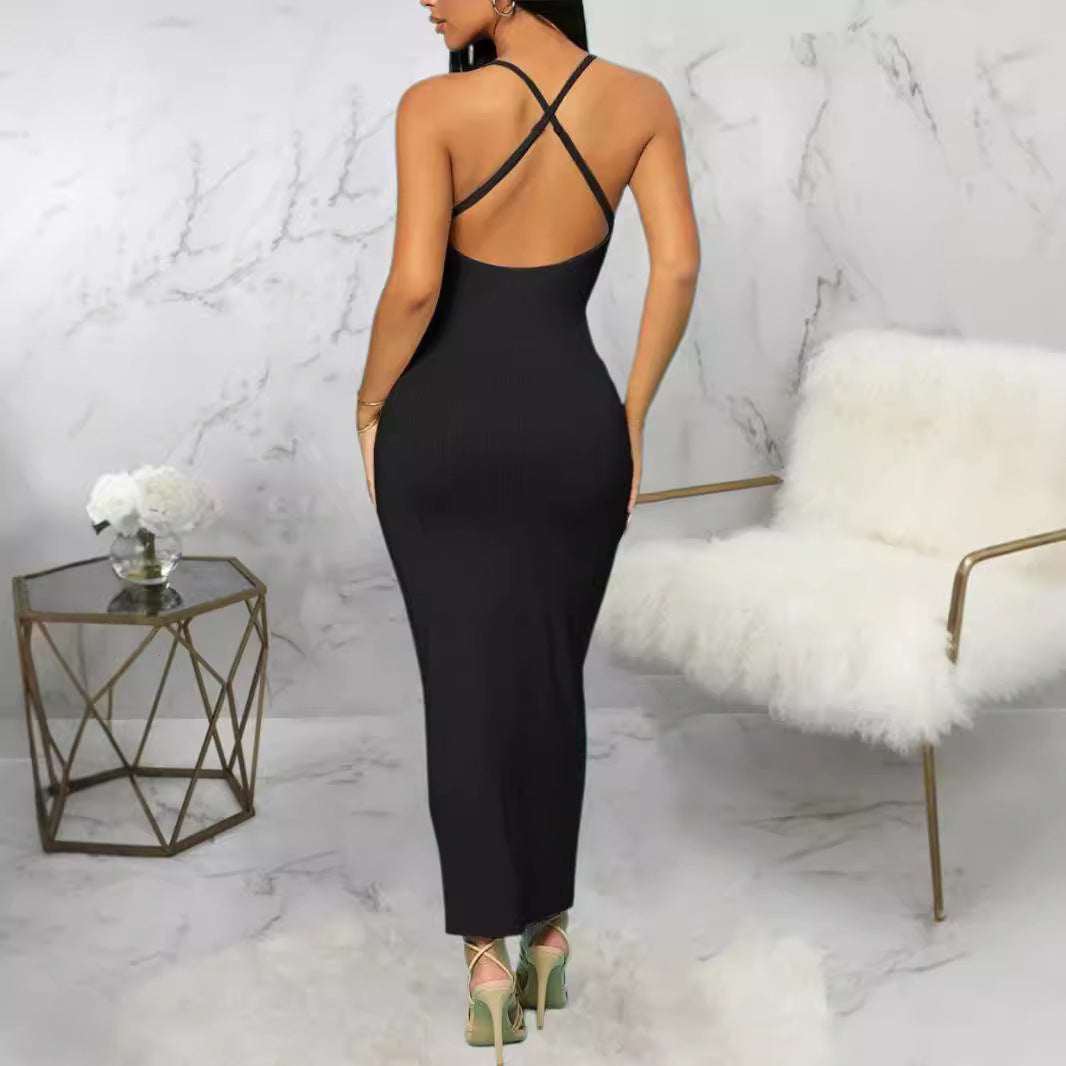 Sexy Strapless Bustier Bodycon Long Dress For Women